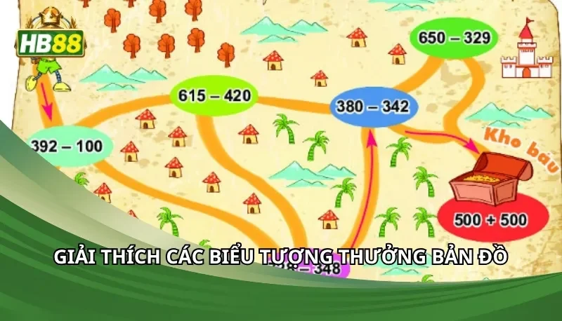 Giải thích các biểu tượng thưởng bản đồ 