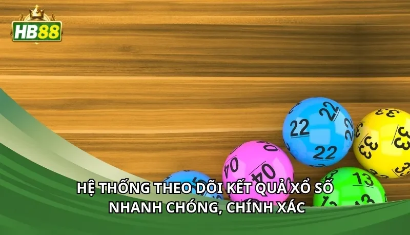 Hệ thống theo dõi kết quả xổ số nhanh chóng, chính xác