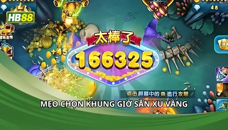 Mẹo chọn khung giờ săn xu vàng