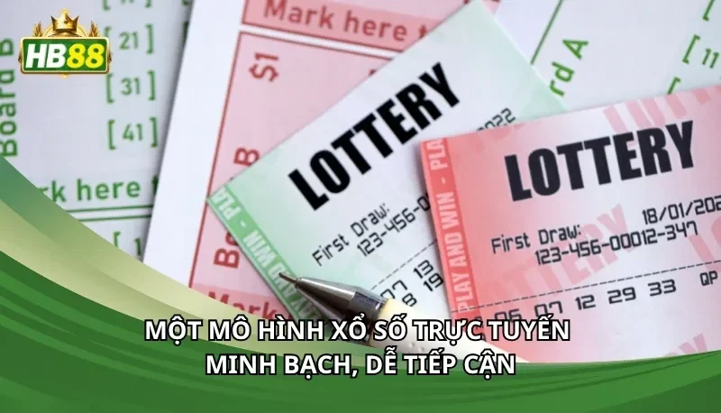 Một mô hình xổ số trực tuyến minh bạch, dễ tiếp cận